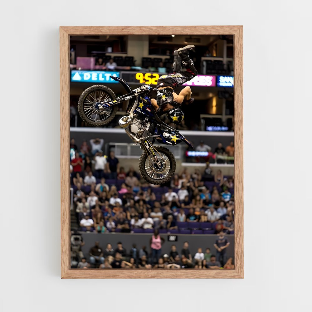 Poster games de motocross – affiche Motocross freestyle (vue 4)